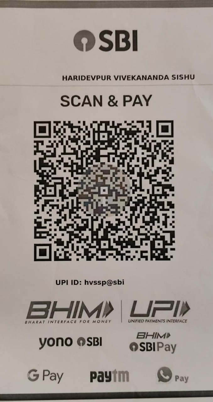 Official SBI Scan & Pay QR supplied by the organisation
